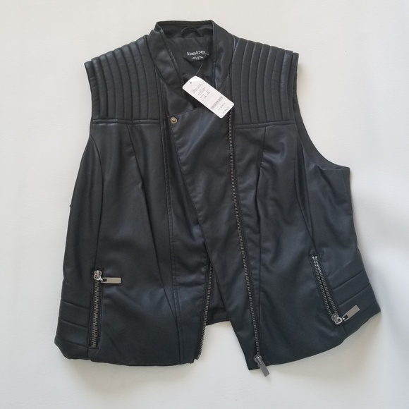 bebe Jackets & Blazers - Bebe faux leather vest